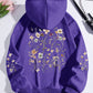 Women's Colorful Flower Print Sweatshirt Sweater