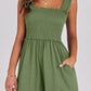 Casual Smocking Overalls Women's Casual All-matching