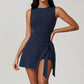 Robe de sport moulante en deux pièces pour fitness