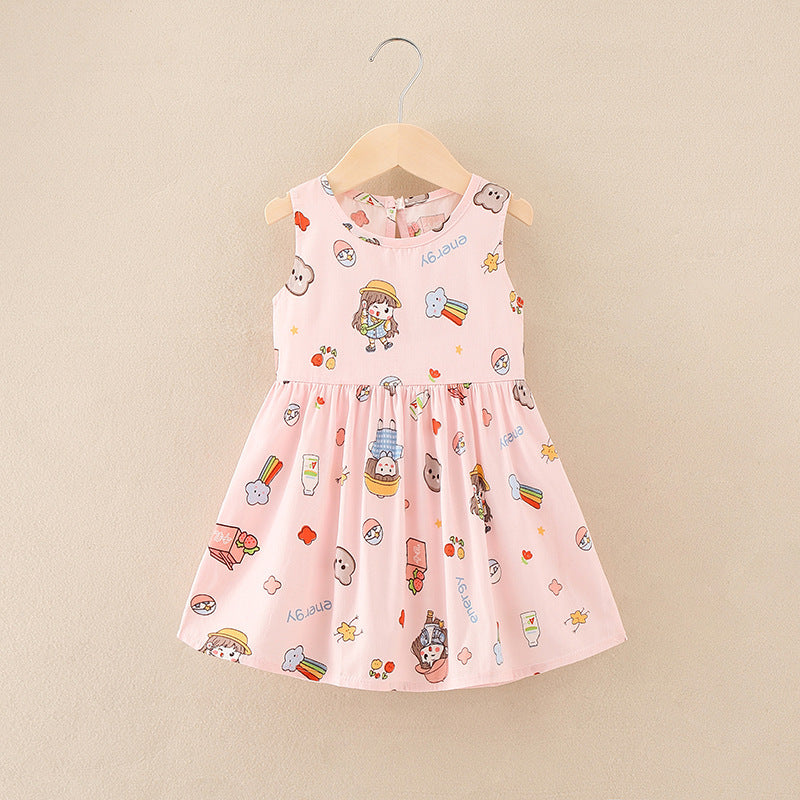A-line Skirt Girls' Dress Medium And Small