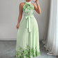 Women's Fashionable Printed Pleated Dress