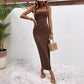 Backless Slim Fit Sheath Dress Women