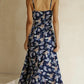 Small Floral Print Sling Dress