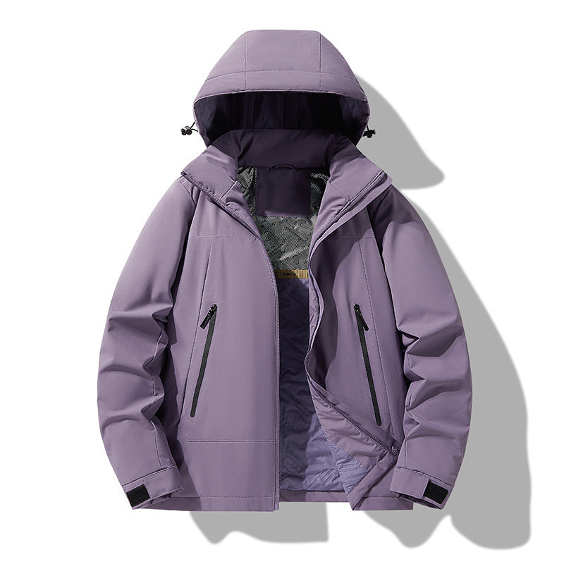 Manteau matelassé en coton pour couple, automne-hiver, pour hommes et femmes