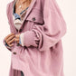 Women's Fashion Polo Collar Single-breasted Long Sleeve Shirt Coat