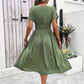Women's Holiday Casual Solid Color Tunic Dress