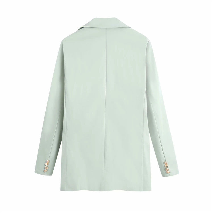 Pure Color Slim Casual Long-sleeved Slimming Blazer
