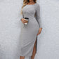 Popular Long Sleeves Tight Dress