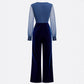 Velvet Jumpsuit With An Elegant Sophisticated Vibe