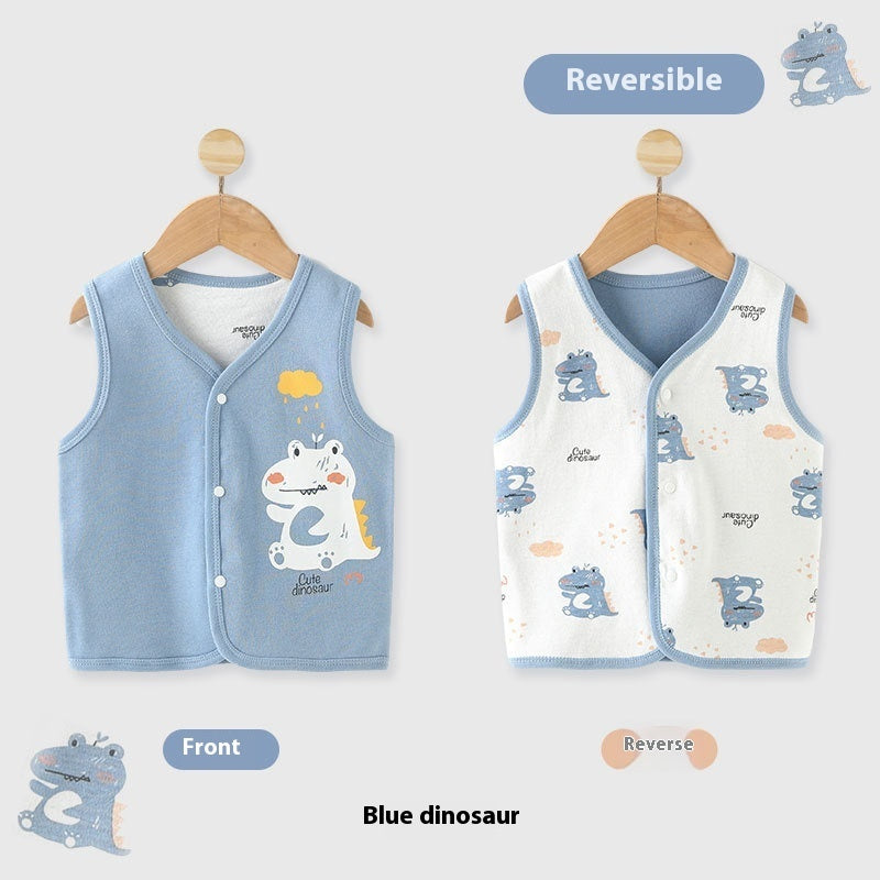 Gilet bébé printemps, automne et été, vêtements pour nouveau-nés en pur coton
