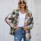 Women's Fashion Casual Patchwork Plaid Cardigan