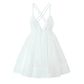 Summer New European And American Style Women's Multi-color Solid Color Sling Dress