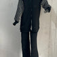 Striped Printed Casual Laid-back Style Sweater Coat