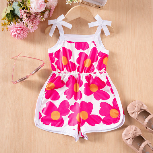 New Girls' Tank Top Romper Crawl Suit