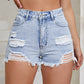 Vêtements pour femmes, mode européenne et américaine, shorts en jean à trous