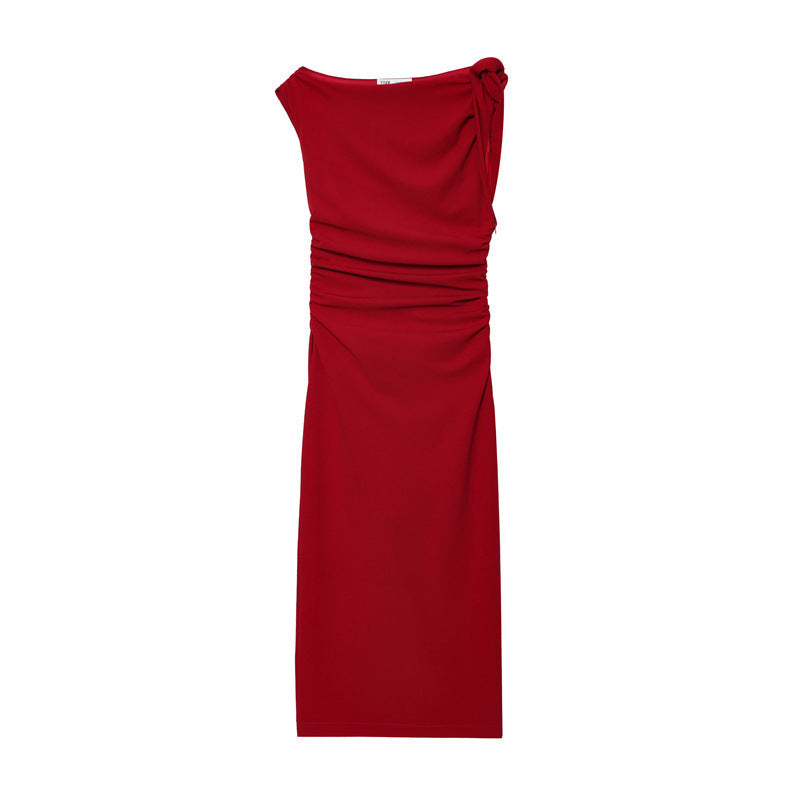 New Summer Asymmetric Sleeveless Dress