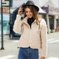 Women's Glitter Velvet Cardigan Zipper Long Sleeve Plush Coat