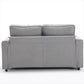 3-in-1 Upholstered Futon Sofa Convertible Sofa Bed,Foldable Tufted Loveseat With Pull Out Sleeper Couch Bed