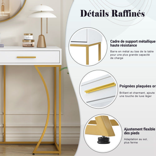 Sofa Table In A Lightweight And Luxurious Style In Fibreboard