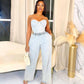 European And American Fashion Stretch Denim Suit