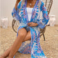 Beach Cover-up Pattern Sun Protection Cardigan Female