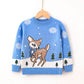 New Autumn And Winter Children's Christmas Snowflake Pullover Sweater
