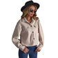 Pure Color Autumn New Woolen Short Coat