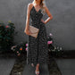 Style V Neck Polka Dot Dress
