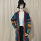 Autumn And Winter European And American Jacquard Retro Ethnic Style Women's Cardigan Version Loose Wool Cardigan