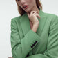 Women's Fashion Temperament Commute Urban Elegant Slim Suit Jacket