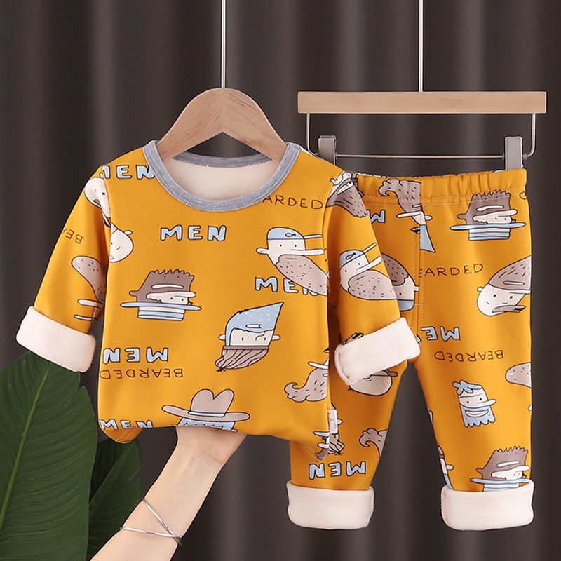 Fashion Men's And Women's Baby Long-sleeved Warm Suit