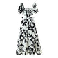 Summer Printed Short Sleeve Dress