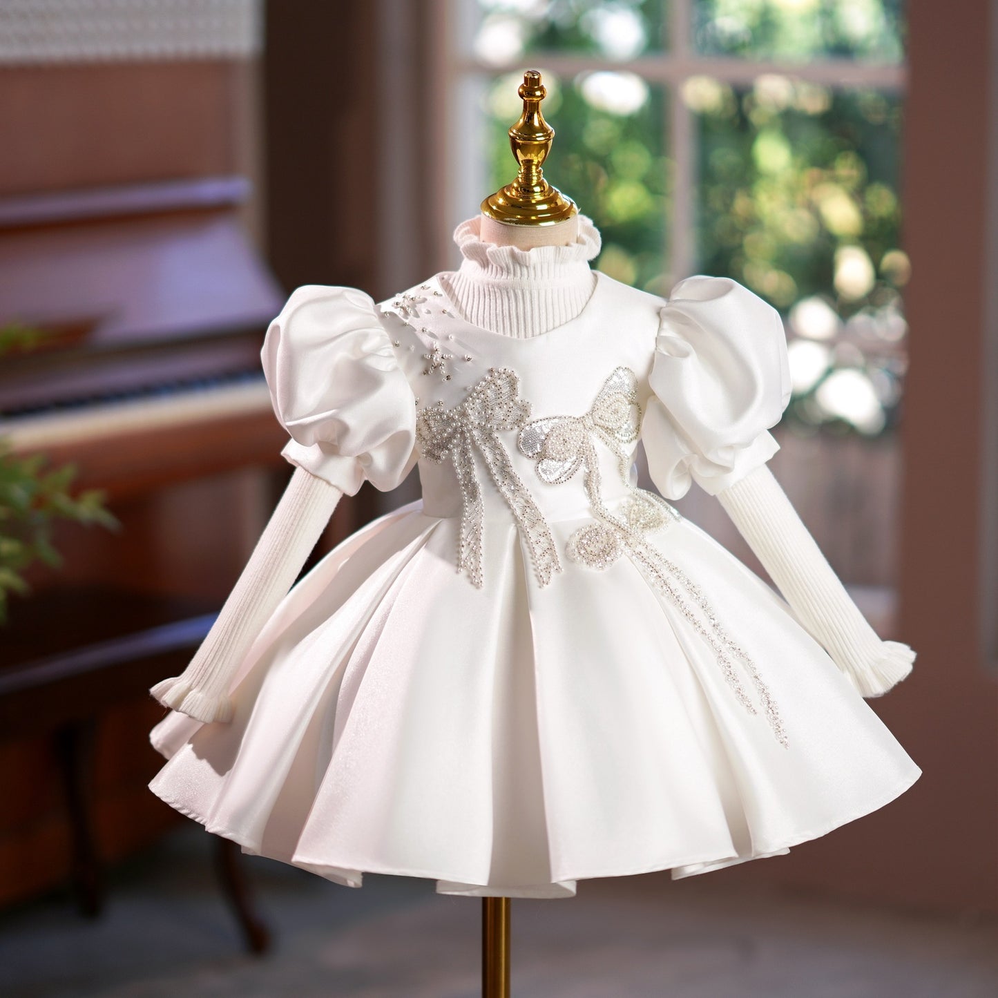 Children's Birthday Host Piano Performance Costume Princess Dress
