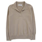 Women's Temperament Simple Lapel Slim Fit Long Sleeve Knit Sweater