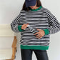 Women's Simple Striped Long-sleeved T-shirt
