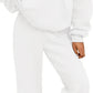 Autumn And Winter Casual Hooded Sweatshirt Oversized Wide-leg