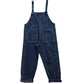 Women's High-waist Straight-leg Soft Denim Overalls