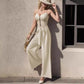 European And American Trousers Lace Up Commute Style High Waist