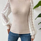 Tricots pour femmes, col rond, coutures, manches longues
