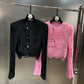 Ladies Fashion Stitching Three-dimensional Jacket Trend
