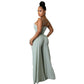Elegant, Commuter-friendly High-waisted Milk Silk Pants Relaxed-fit Jumpsuit