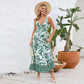 Summer European And American Womens Floral-print Dress