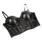 Women's Back Breasted PU Leather Sling Corset