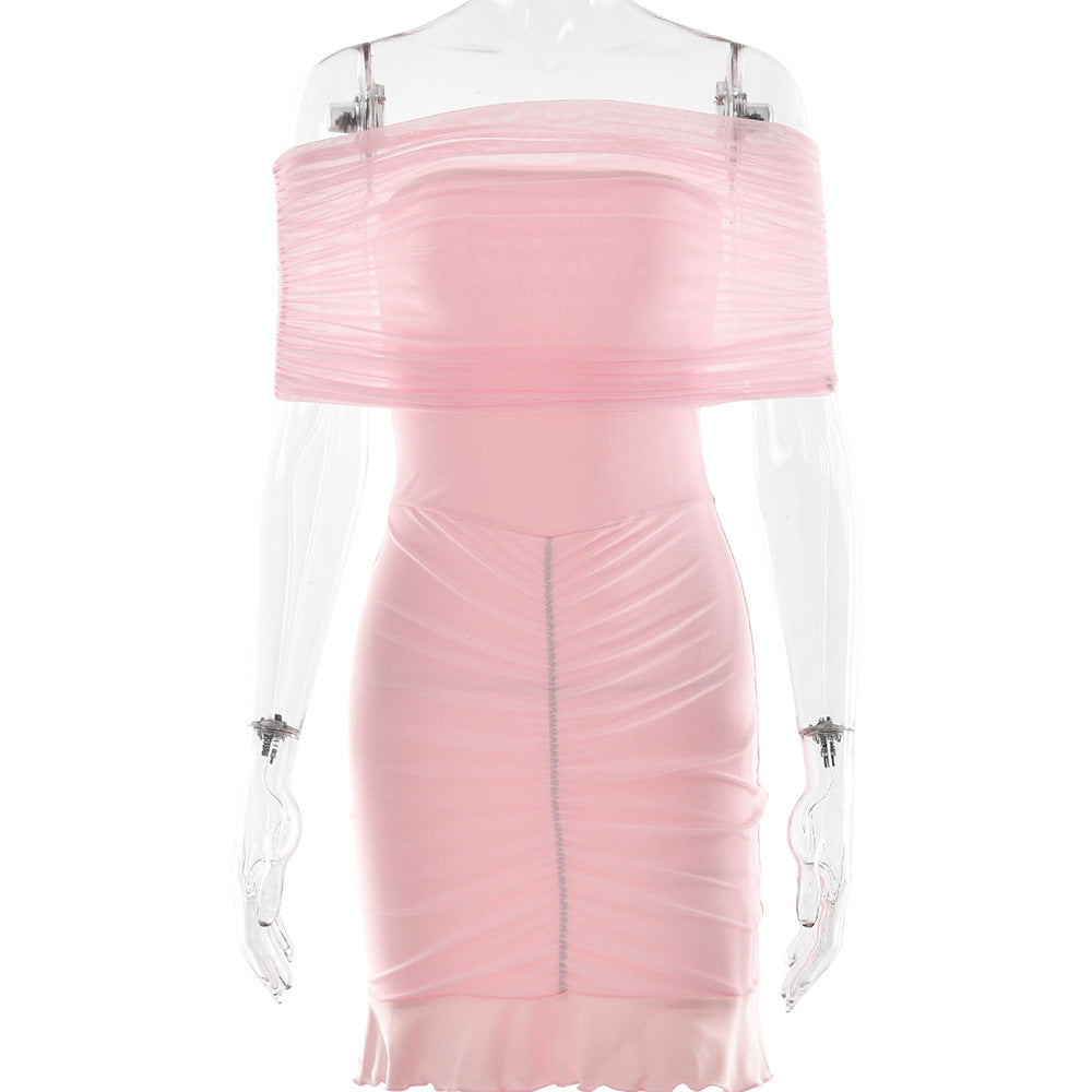 Sexy Off-shoulder Dress For Women In Europe And The US