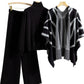 Casual Suit Women's Idle Style Knitwear Three-piece Set