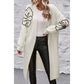Women's Flower Embroidered Cardigan Sweater