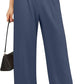 Women's Wide-leg Pants High Waist Stretch