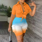 Ensemble chemise et short tendance pour femme