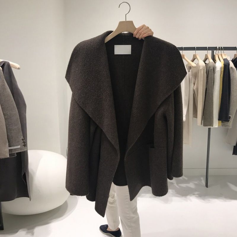 Fashion Loose Thick Woolen Coat