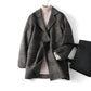 Hand-sewn Double-sided Wool Velvet Coat Ladies Suit